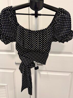 Vertiche Croptop | Large | Polkadot